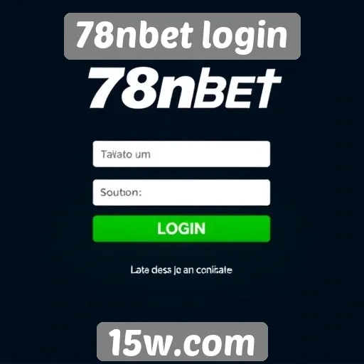 Experiência de usuário no site 78nbet login